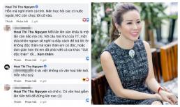 Hoa hậu Thu Hoài công khai bênh Trấn Thành, mắng rapper Tlinh: 'Hỗn mà nghĩ mình cá tính'