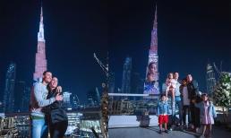 Ronaldo 'chơi lớn' chi tiền thắp sáng tháp cao nhất thế giới tại Dubai mừng sinh nhật bạn gái