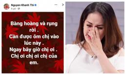 Khánh Thi bị 'đào' lại ồn ào khóc trong đêm và bị mỉa mai nặng khi đăng dòng trạng thái lấp lửng khó hiểu