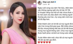 Sau một năm đau lòng, Diệp Lâm Anh có chia sẻ đầy xúc động trước thềm năm mới 