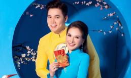 Hoa Hậu Lê Thanh Thuý cùng ca sĩ Lưu chí Vỹ ngọt ngào bên nhau đón xuân