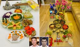 Sao Việt chuẩn bị chu đáo mâm cỗ cúng tất niên vào 29 Tết