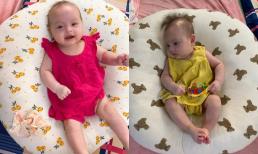 Loạt ảnh đáng yêu của hai công chúa sinh đôi nhà Á hậu Diễm Châu, nhóc tỳ bị mẹ trêu chọc: 'Đã thành gái quê rồi'