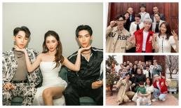 Bộ ba Hoa dâm bụt khoe ảnh hội ngộ ngày Tết, lần đầu các bậc phụ huynh đứng cùng khung ảnh