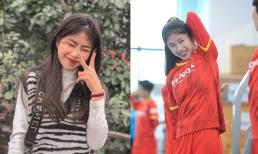 Nhan sắc gây sốt của tiền đạo 2k1 đội tuyển bóng đá nữ quốc gia Việt Nam