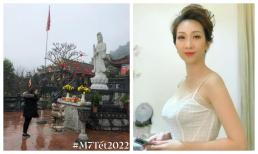 Sau scandal tiểu tam, Lều Phương Anh đi lễ chùa mùng 7 tết: 'Con xin cảm tạ trời phật luôn soi sáng và dẫn lối cho con'