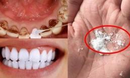 Không rửa răng vàng bằng nước muối! Bỏ 'thứ này' vào nước súc miệng, lau nhẹ, 'trả lại hàm răng trắng bóng', hơi thở thơm tho