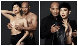 Xuân Lan tung bộ ảnh thả rông vòng một, cư dân mạng chú ý đôi bàn tay hư của ông xã siêu mẫu