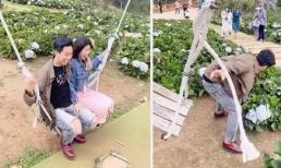 Gặp tai nạn khi ngồi xích đu vườn cẩm tú cầu, cô gái biến kỳ nghỉ Tết thành thảm hoạ