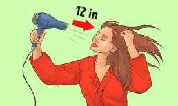 10 sai lầm mà hầu hết chúng ta mắc phải khi sử dụng máy sấy tóc 