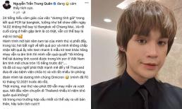Nguyễn Trần Trung Quân tiết lộ nguyên nhân suýt nữa bị huỷ show diễn và mắc kẹt ở Thái Lan đầu năm mới