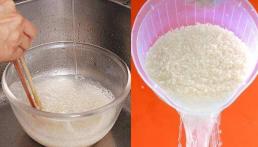 Rửa mặt bằng nước vo gạo hai lần một tuần có tác dụng rất tốt, biết sớm hơn sẽ có lợi