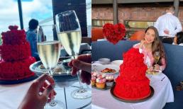 Phạm Hương hiếm hoi khoe ảnh 'trốn con' hẹn hò cùng ông xã đại gia, nhìn bàn tiệc khiến dân tình ghen tị