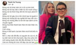 Vừa công khai tình cảm đã bị chỉ trích, Thanh Hà đáp lại cực rõ ràng và sâu sắc