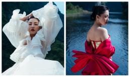 Văn Mai Hương khoe vẻ gợi cảm giữa cảnh sắc thơ mộng Ninh Bình