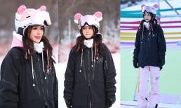 Hậu ly hôn, Angelababy khiến dân mạng trầm trồ với loạt ảnh 'xinh xỉu' như gái đôi mươi khi đi trượt tuyết