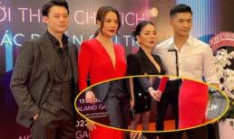 Trương Ngọc Ánh nắm tay Anh Dũng cùng chung khung hình với Lệ Quyên và Lâm Bảo Châu