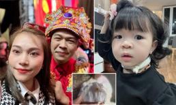 Giữa đêm, vợ chồng 'Bắc Đẩu' Trung Ruồi hốt hoảng đưa con gái vào bệnh viện gắp dị vật ở mũi 