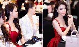 Ngọc Trinh - Lương Thu Trang cùng khoe khéo vòng một căng đầy, nhan sắc bất phân thắng bại tại sự kiện