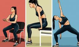 7 bài tập có thể giúp bạn đốt cháy rất nhiều calo, ngay cả khi đang xem TV