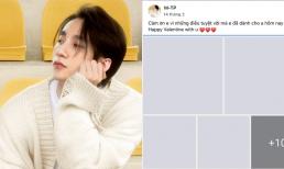 Xôn xao bài đăng cảm ơn bạn gái về ngày Valentine của Sơn Tùng M-TP, chuyện gì đây? 