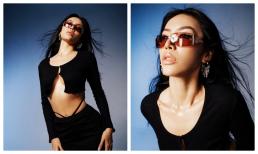 Minh Tú khác lạ với phong cách thời trang phóng khoáng, tự do