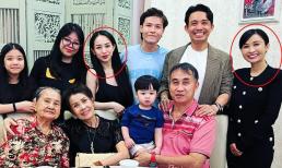 Vợ hai Minh Nhựa mừng sinh nhật bố chồng, lần hiếm hoi chung khung hình với con của 'bà cả' 