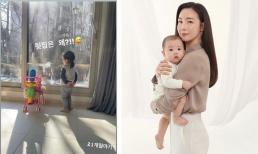 Con gái của 'Nữ hoàng nước mắt' Choi Ji Woo gây bão mạng vì hành động đáng yêu 'xỉu lên xỉu xuống'