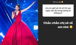 Phạm Hương nói về thông tin làm giám khảo Hoa hậu Hoàn vũ Việt Nam 2022 và ngày về nước