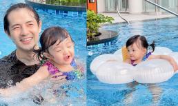 Winnie nhà Đông Nhi - Ông Cao Thắng khiến dân tình cười bò vì loạt ảnh đại náo hồ bơi với biểu cảm 'tuyệt cú mèo'