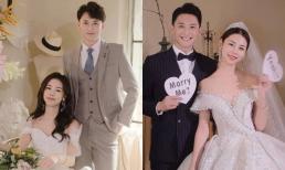 Loạt ảnh cưới tình tứ của Huỳnh Anh và MC Bạch Lan Phương khiến dân mạng xôn xao