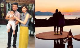 Chồng cũ MC Quỳnh Chi tung ảnh ngầm xác nhận có tình mới ở trời Tây 