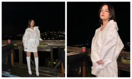 Không lấy tay giấu bụng, Phạm Quỳnh Anh chọn cách này để giấu bầu?