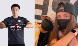 Thủ môn Bùi Tiến Dũng đón sinh nhật hậu 'đánh mất sự nổi tiếng', bạn gái mẫu Tây nhắn gửi ngọt ngào 