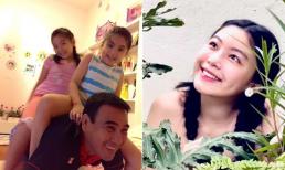 MC Quyền Linh tung loạt ảnh xinh xắn của hai ái nữ, đu trend 'không đẻ được con gái đời không nể' 