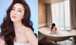Bảo Thy khoe ảnh bán khỏa thân cực hot trong bồn tắm, body mướt mát của 'mẹ bỉm' được khen hết lời 