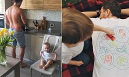 Các ông bố sáng tạo trong cách trông trẻ, nhìn qua dân tình chỉ biết 'cười ngất' 