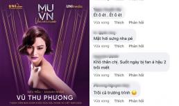 Vũ Thu Phương chính thức trở thành giám khảo Miss Universe, dân tình đồng loạt phát tín hiệu 'giải cứu' chương trình 
