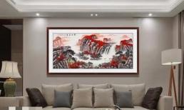 Trước khi treo tranh phong cảnh trong phòng khách, bạn phải nắm được những kiến thức ​​cơ bản về cách treo tranh, tránh phạm phong thủy