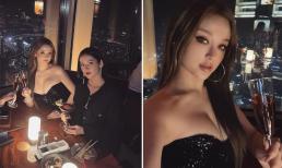 Hội ngộ bạn thân ở Dubai, Huyền Baby chiếm spotlight vì vòng một như muốn trào ra ngoài