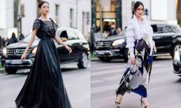 Lương Thùy Linh và Á hậu Phương Anh cùng nhau thả dáng dự Paris Fashion Week