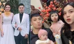 Hội gái xinh, cầu thủ ngày 8/3: 'Cô dâu 200 cây vàng' được chồng chuyển khoản 200 triệu, Dũng trung vệ gửi lời chúc đến '3 bông hoa' trong nhà 