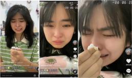 Khánh Vân 'Mắt biếc' khóc nức nở giữa đêm khi hay tin trở thành F0, dân mạng tranh cãi