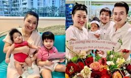 Lê Khánh khoe khoảnh khắc chụp cùng hai nhóc tỳ, con trai thứ hai bụ bẫm đáng yêu
