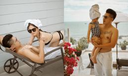 Chị gái Ngọc Trinh khoe ảnh diện bikini nóng bỏng, tình tứ và chúc mừng sinh nhật ngọt ngào đến ông xã Tiêu Quang