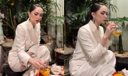 Lên đồ lồng lộn và đeo trang sức tiền tỷ, Hoa hậu Hương Giang chỉ làm việc này?