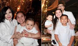 Gần nửa năm Phi Nhung qua đời, Wendy Phạm hiếm hoi lộ diện, tươi tắn bên chồng con tham dự tiệc sinh nhật 