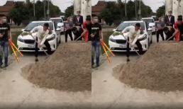 Chú rể gặp chướng ngại vật khi sang nhà gái, dân mạng phán ngay: 'Người yêu cũ cô dâu ra tay'