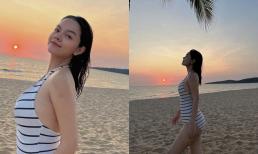 Không còn giấu bụng, Phạm Quỳnh Anh bất ngờ diện bikini khoe body 'chuẩn đét' như ngầm phủ nhận tin đồn bầu bí 