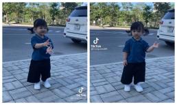 Cục cưng nhà Đông Nhi tự tin nhảy Baby Shark trước đám đông khi quay quảng cáo cùng bố mẹ, đúng chuẩn con nhà nòi đây rồi!